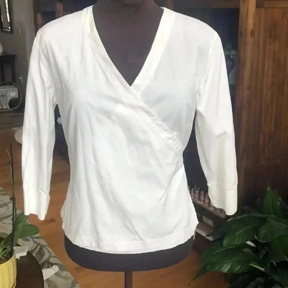Calvin Klein white blouse.